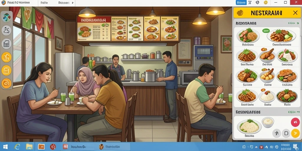 Momen penuh aksi saat melawan monster besar.