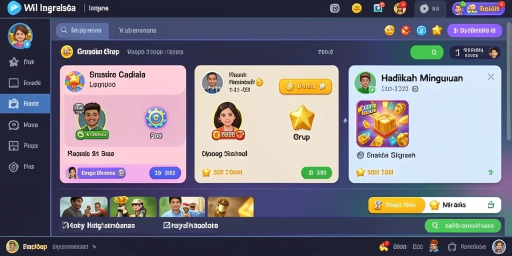 Screenshot dari level menantang dalam game.