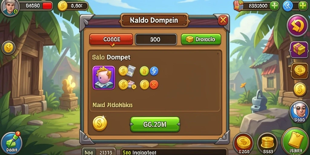 Pemandangan indah dalam game yang memukau.