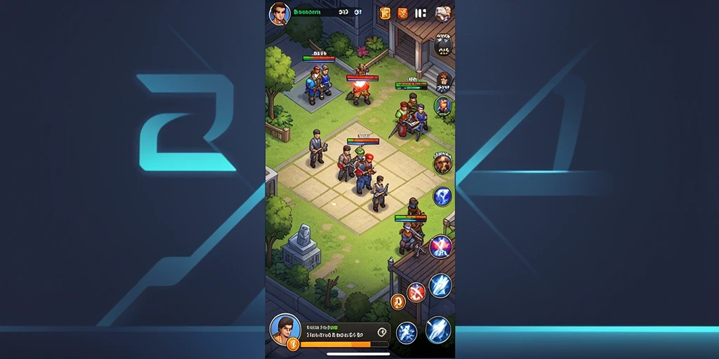 Tangkapan layar menunjukkan mode multiplayer yang penuh aksi.