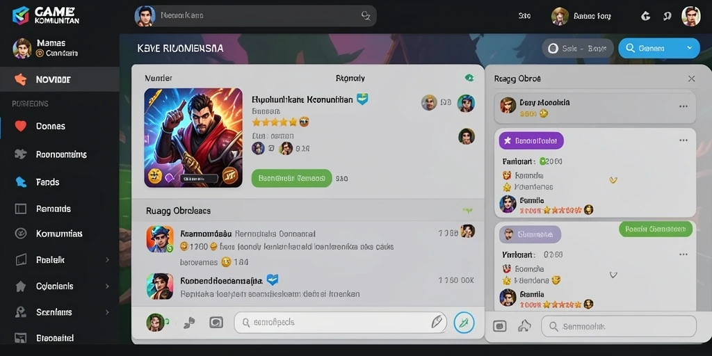 Fitur sosial yang memungkinkan interaksi antar pemain.