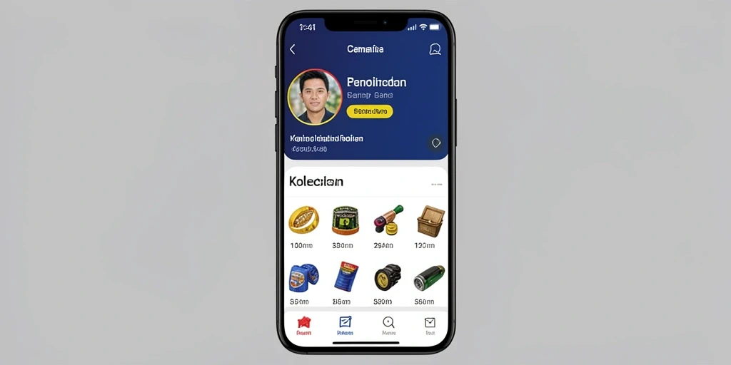 Fitur interaktif untuk berkomunikasi dengan pemain lain.