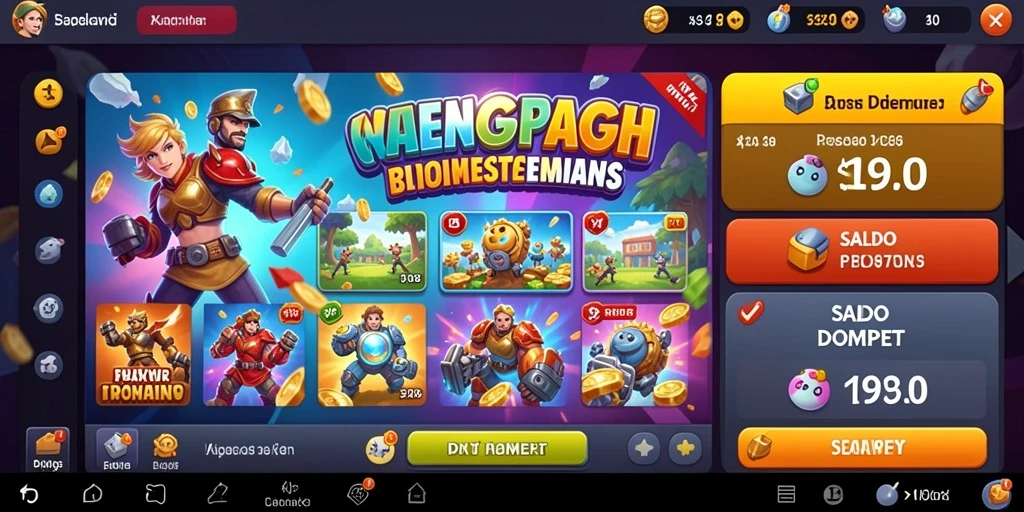 Pemandangan dunia NAGAWIN yang penuh warna.