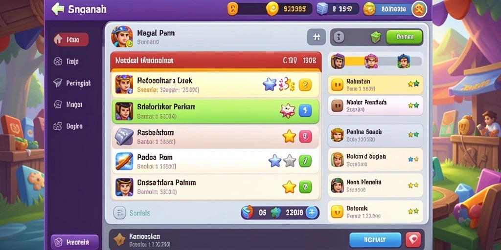 Mode multiplayer seru untuk bersaing dengan teman.